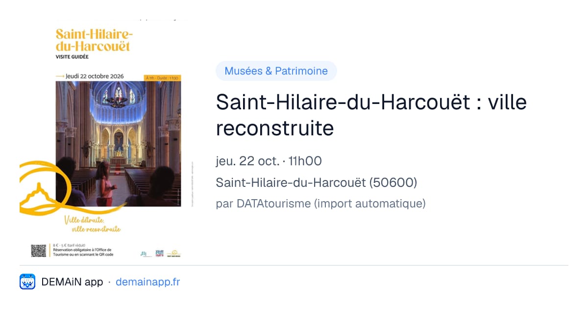 Saint-Hilaire-du-Harcouët : ville reconstruite — Saint-Hilaire-du-Harcouët