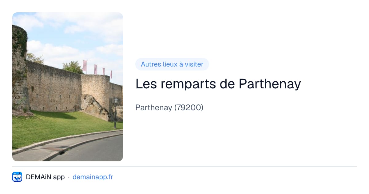 Les remparts de Parthenay — Parthenay