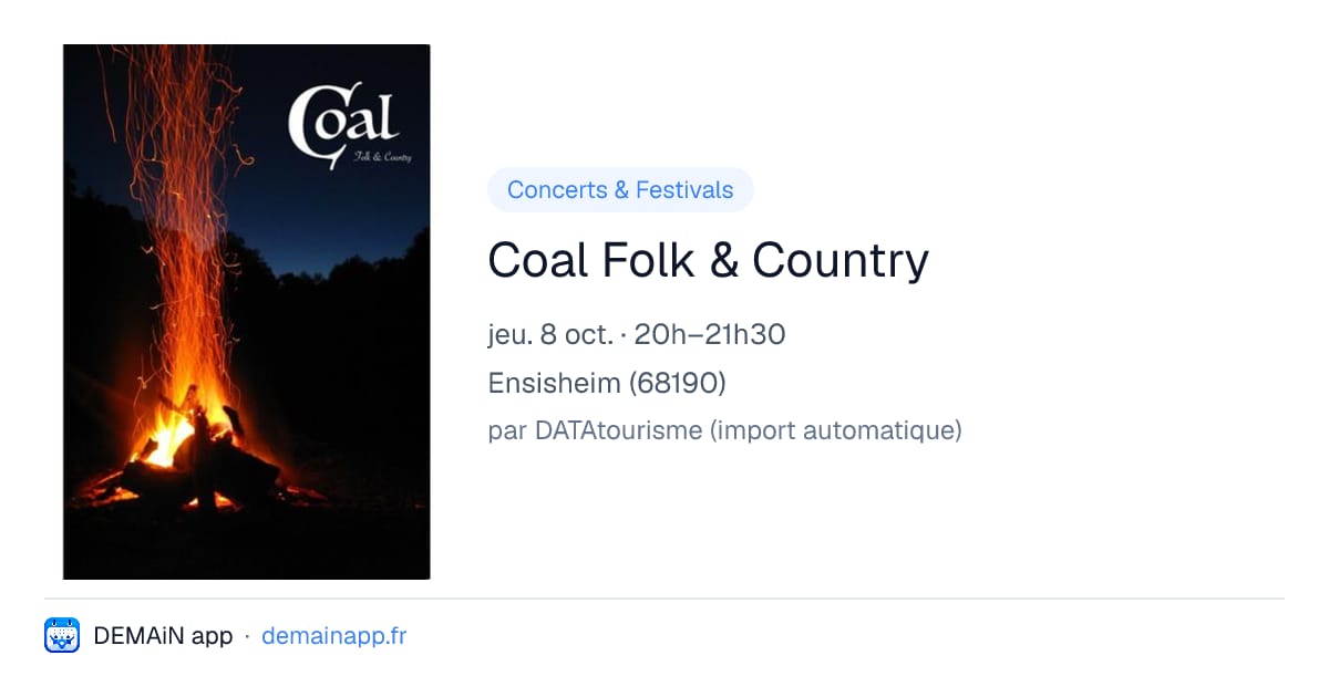 Coal Folk & Country — Ensisheim