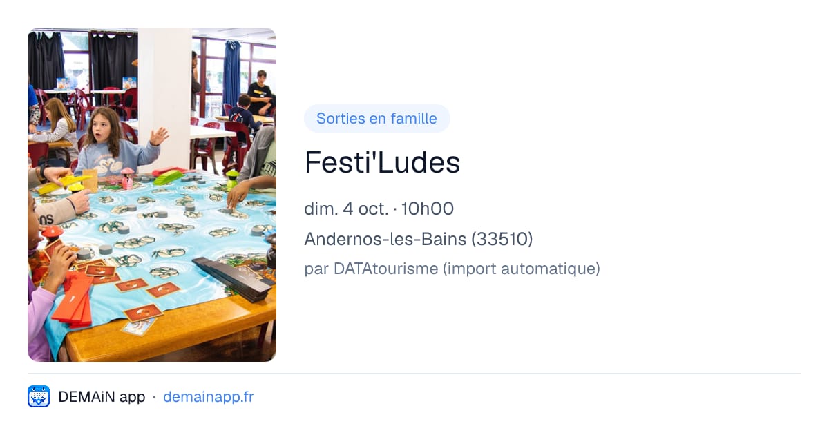 Festi'Ludes — Andernos-les-Bains