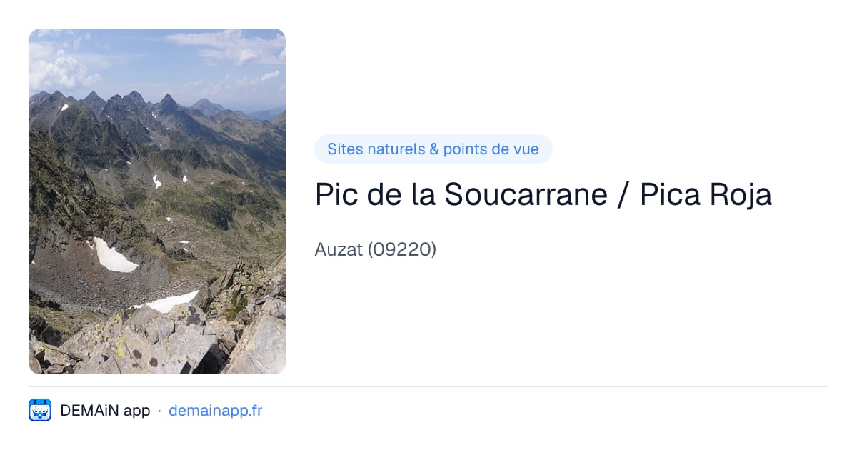 Pic de la Soucarrane / Pica Roja — Auzat