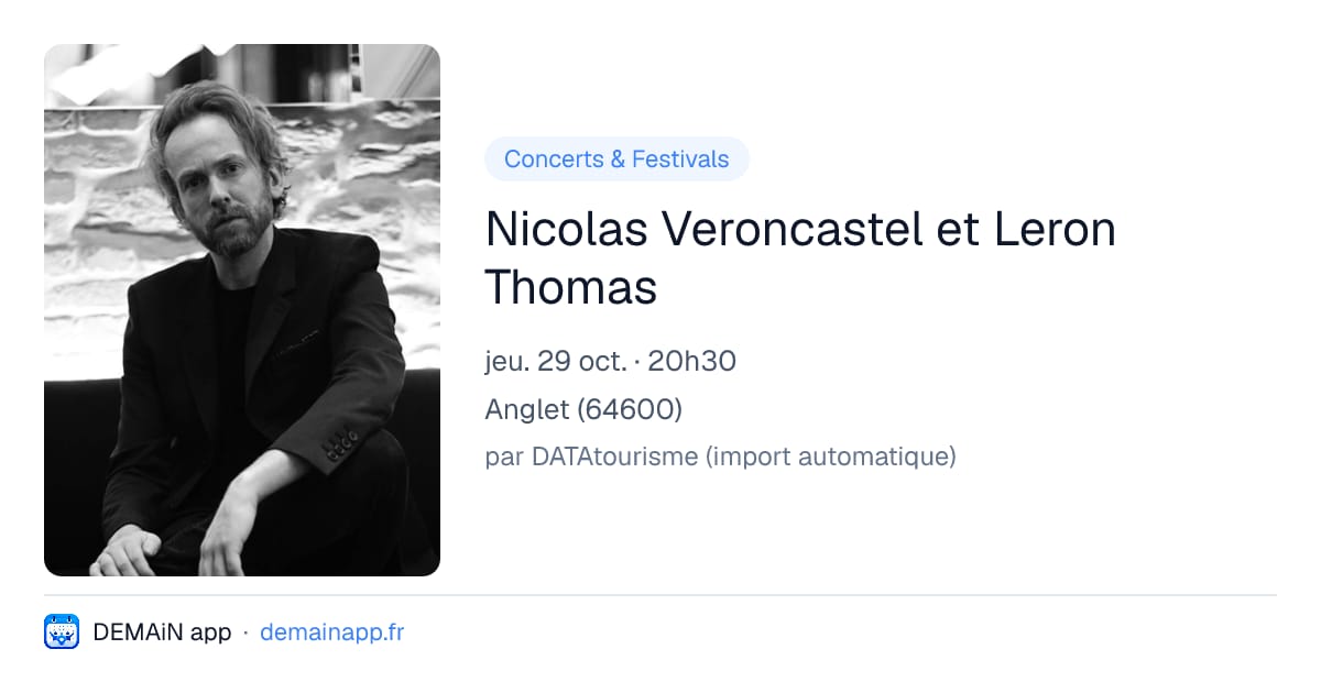 Nicolas Veroncastel et Leron Thomas — Anglet