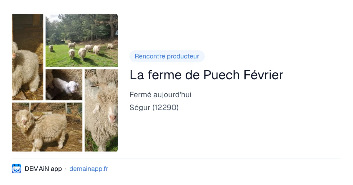 La ferme de Puech Février — Ségur