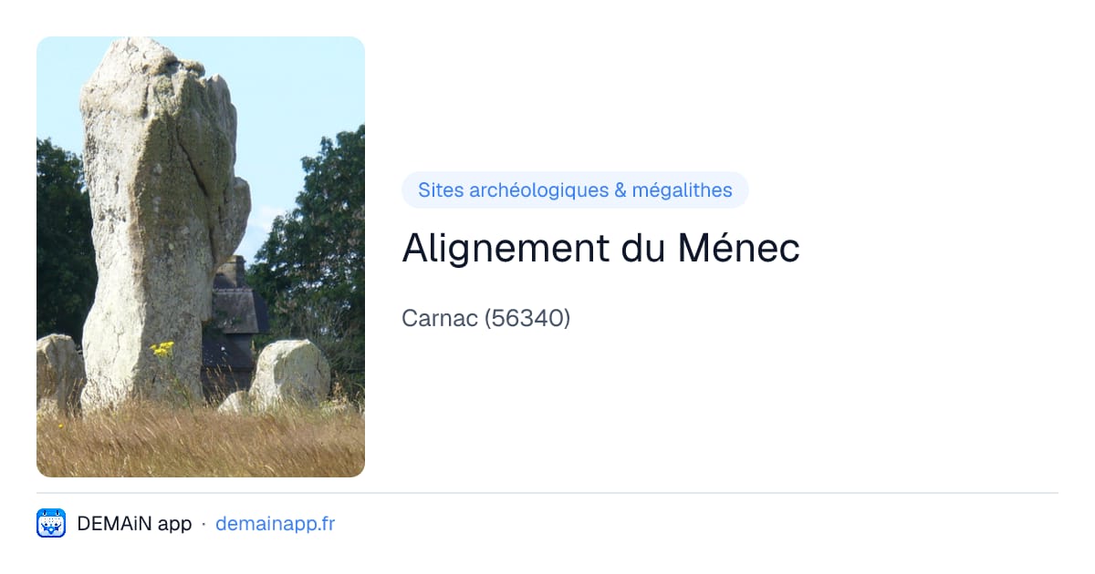 Alignement du Ménec — Carnac