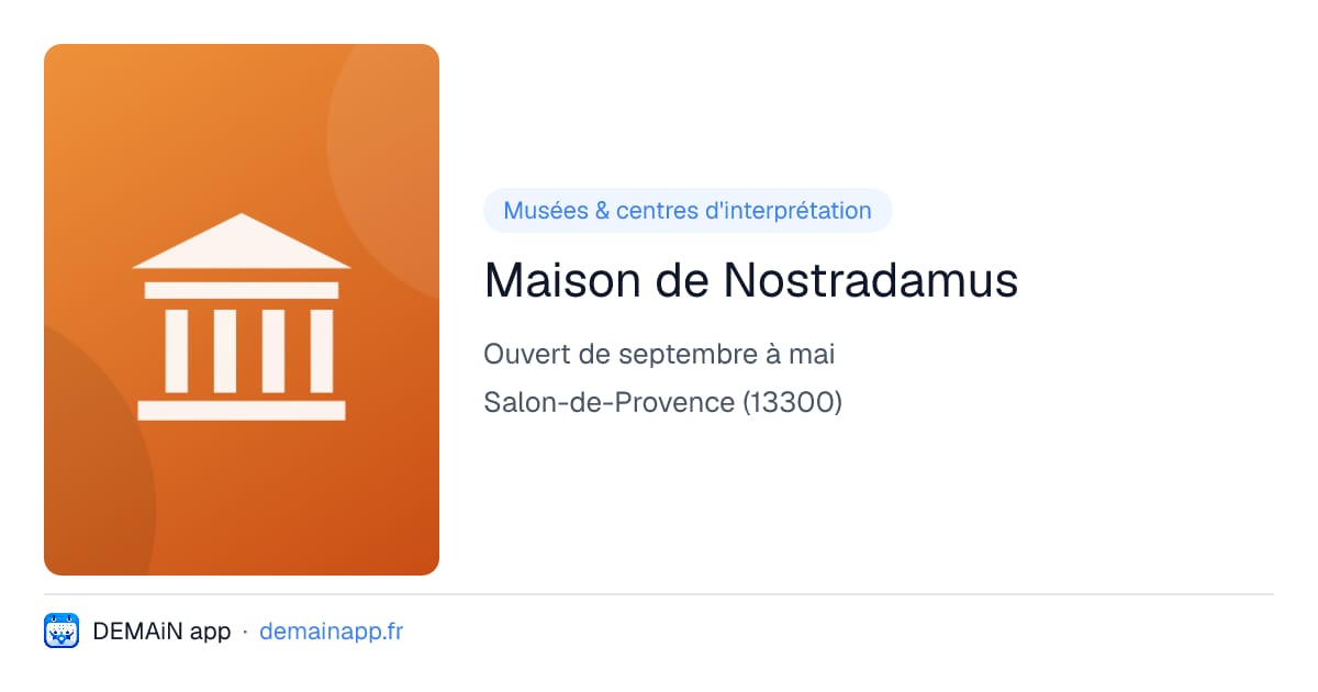 Maison de Nostradamus — Salon-de-Provence