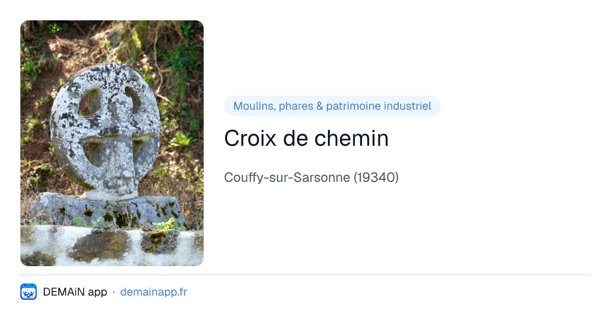 Croix de chemin — Couffy-sur-Sarsonne
