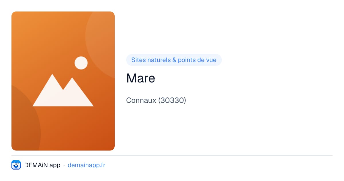 Mare — Connaux