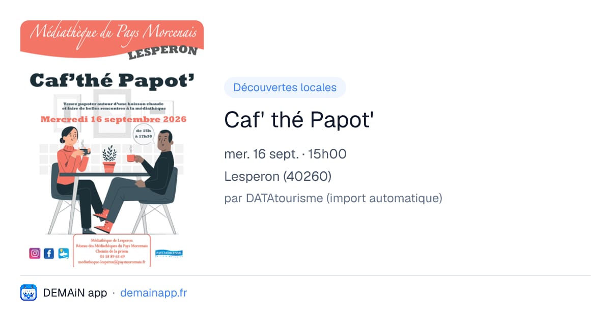 Caf' thé Papot' — Lesperon