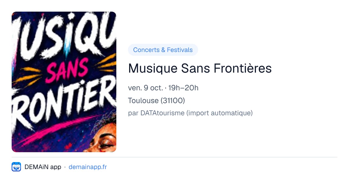 Musique Sans Frontières — Toulouse