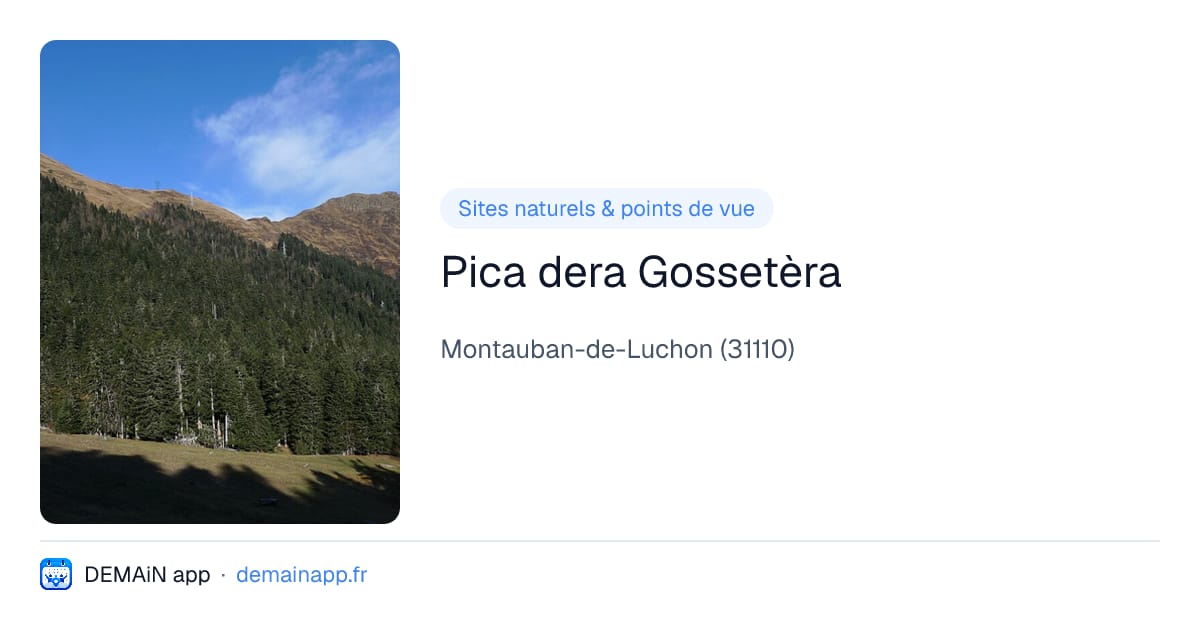 Pica dera Gossetèra — Montauban-de-Luchon