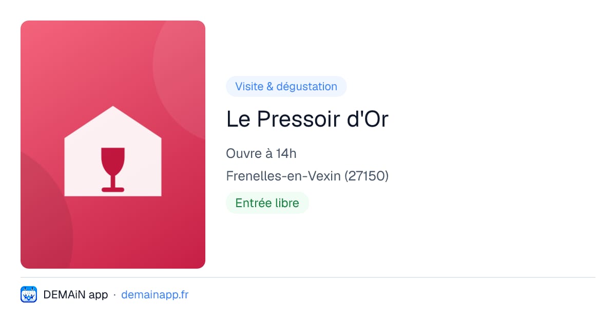 Le Pressoir d'Or — Frenelles-en-Vexin
