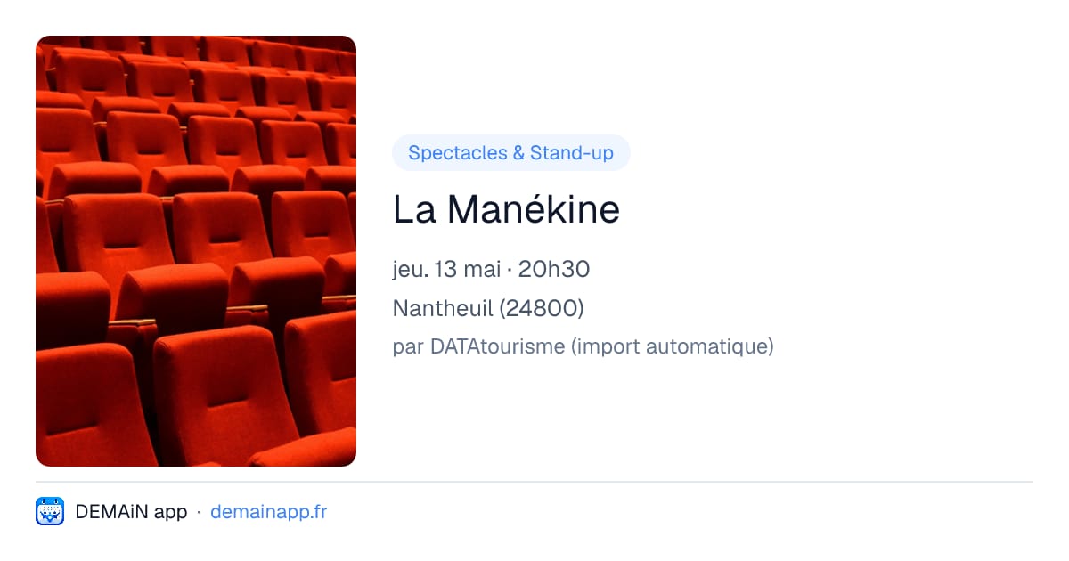 La Manékine — Nantheuil