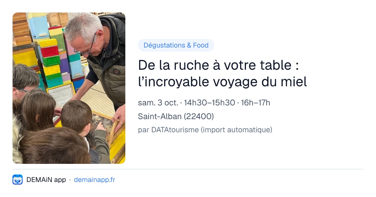 De la ruche à votre table : l’incroyable voyage du miel — Saint-Alban