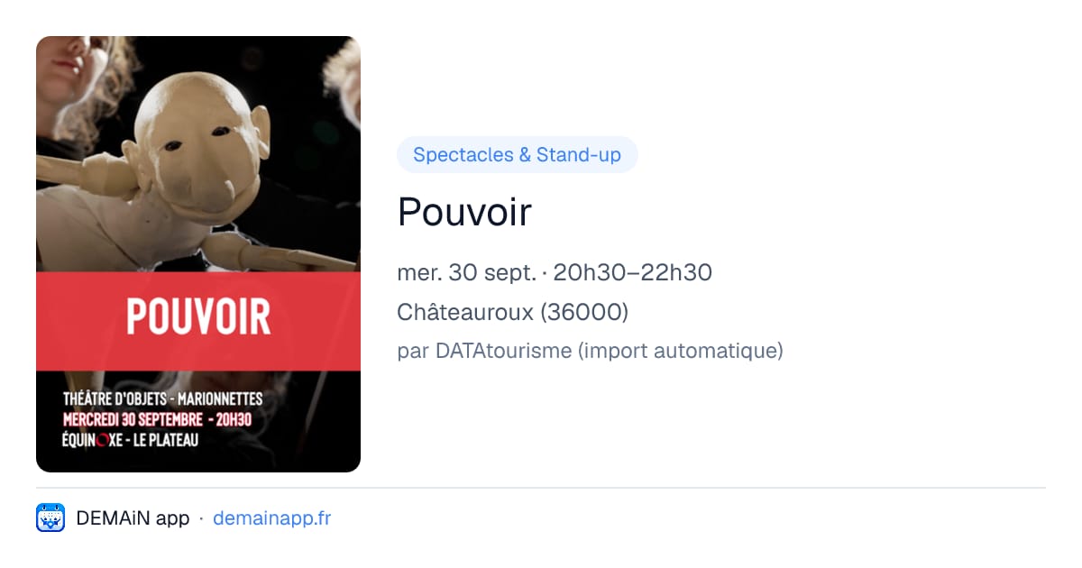 Pouvoir — Châteauroux