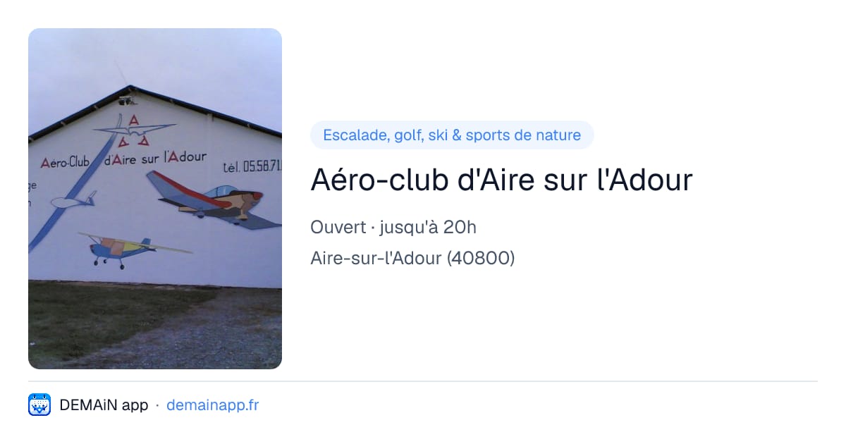Aéro-club d'Aire sur l'Adour — Aire-sur-l'Adour