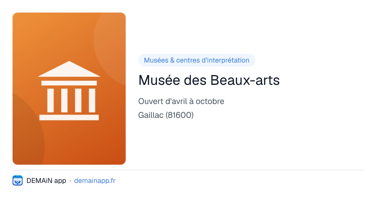 Musée des Beaux-arts — Gaillac