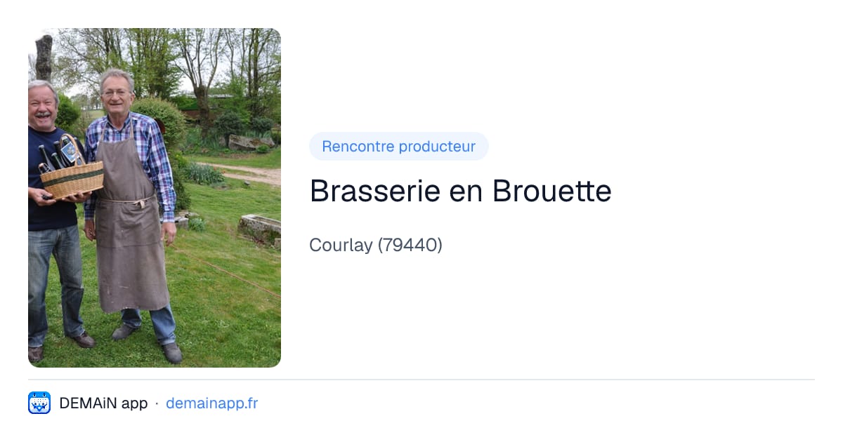 Brasserie en Brouette — Courlay
