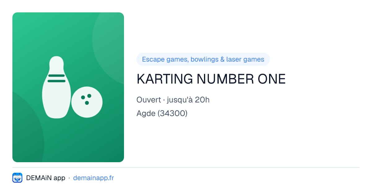 KARTING NUMBER ONE — Agde