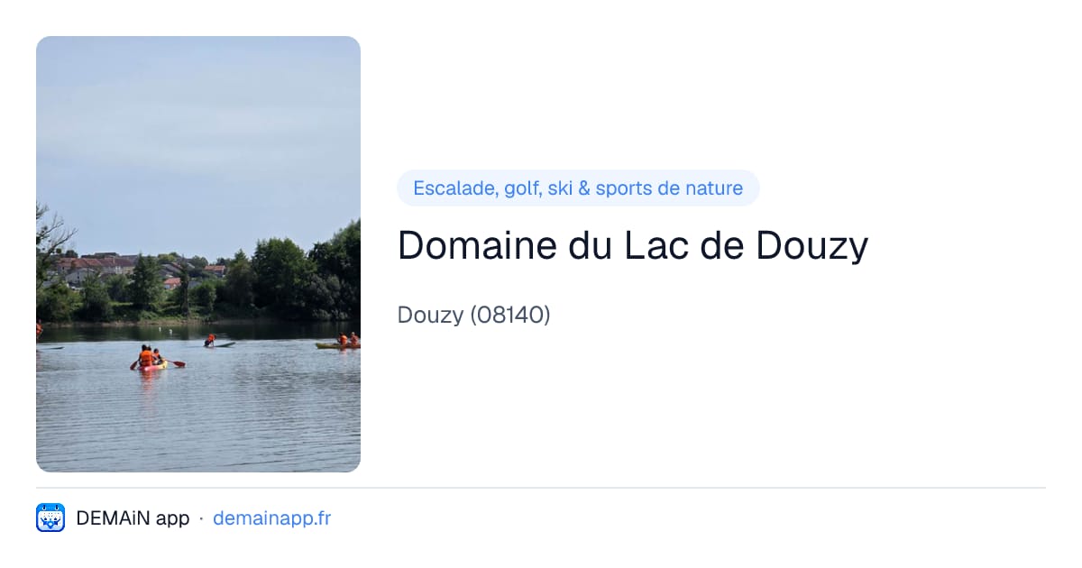 Domaine du Lac de Douzy — Douzy