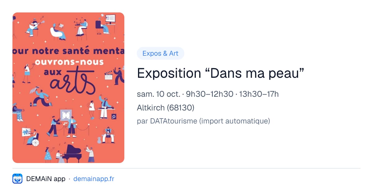 Exposition “Dans ma peau” — Altkirch