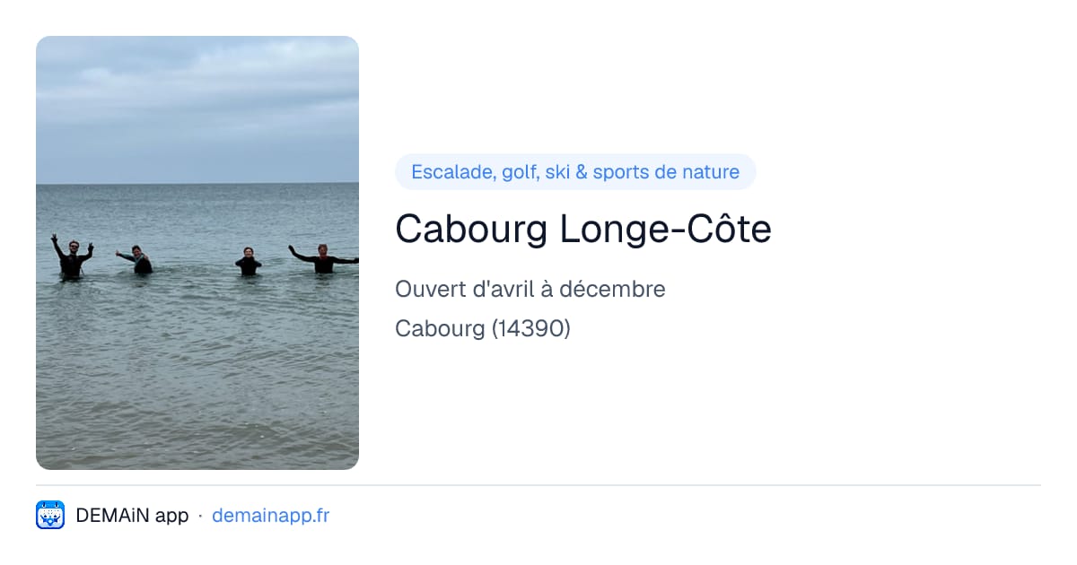 Cabourg Longe-Côte — Cabourg