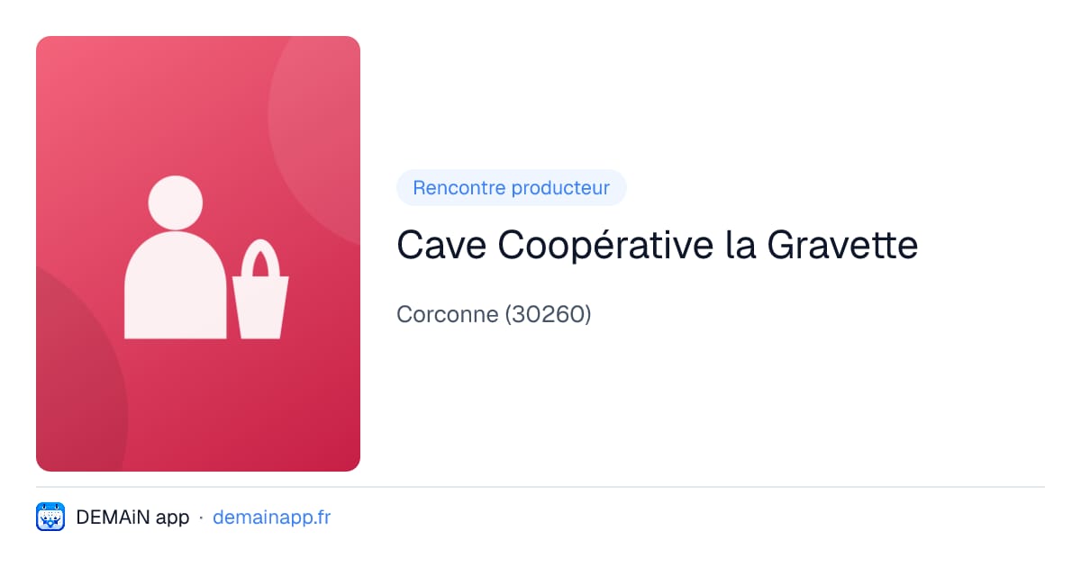 Cave Coopérative la Gravette — Corconne