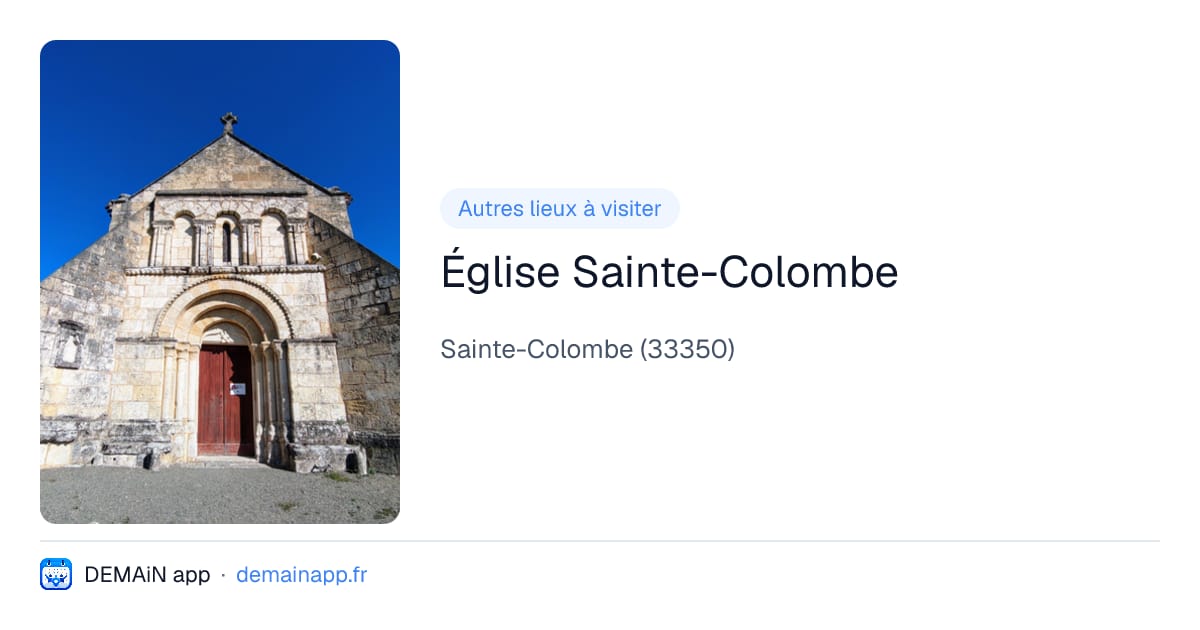 Église Sainte-Colombe — Sainte-Colombe