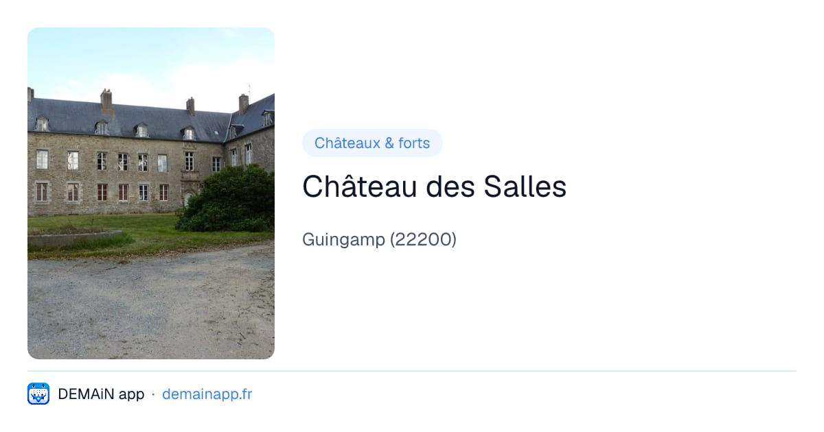Château des Salles — Guingamp
