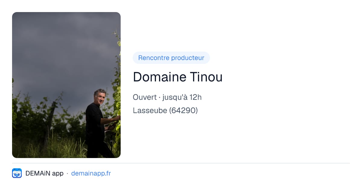 Domaine Tinou — Lasseube