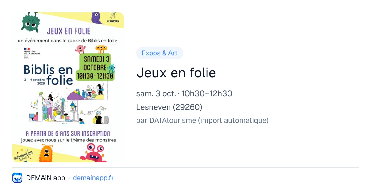 Jeux en folie — Lesneven