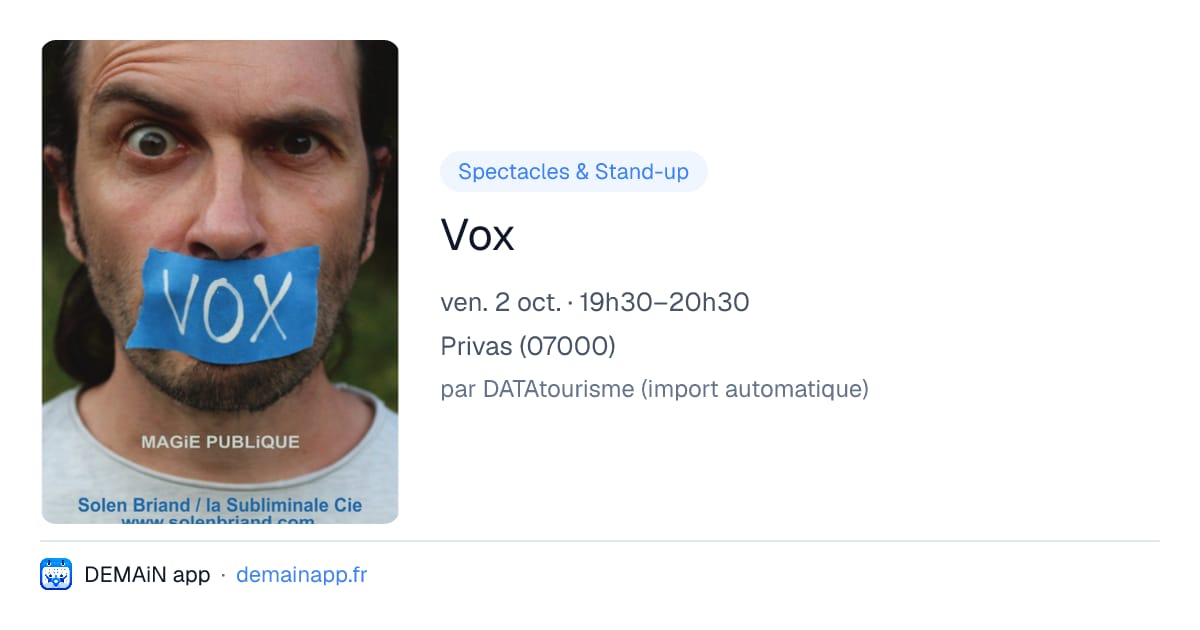 Vox — Privas