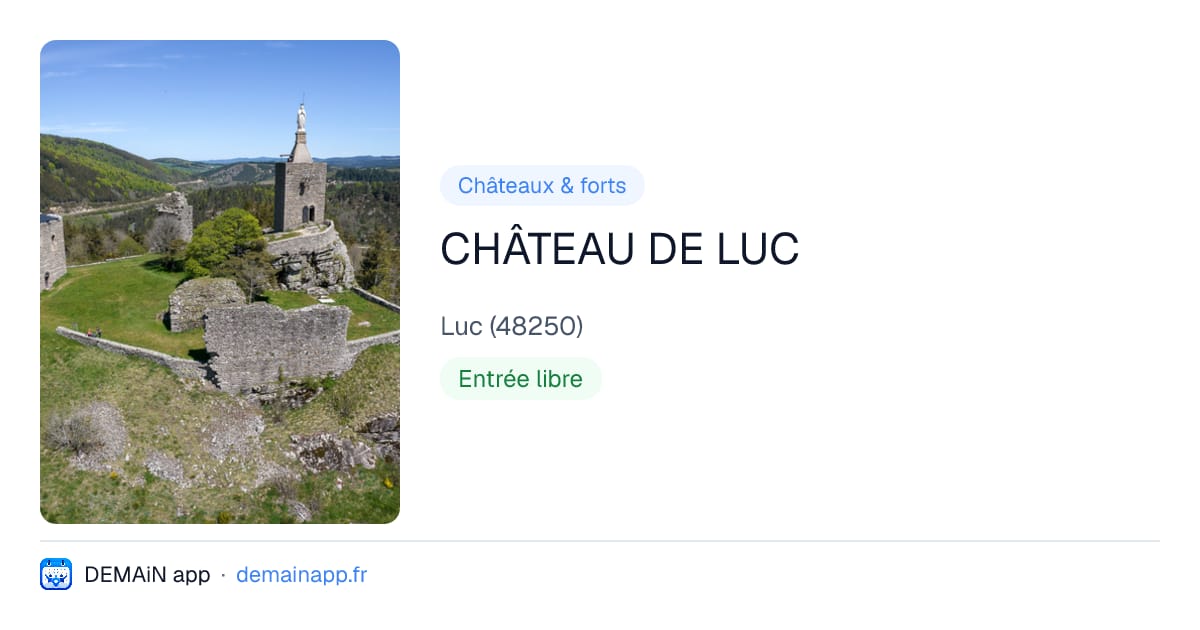 CHÂTEAU DE LUC — Luc