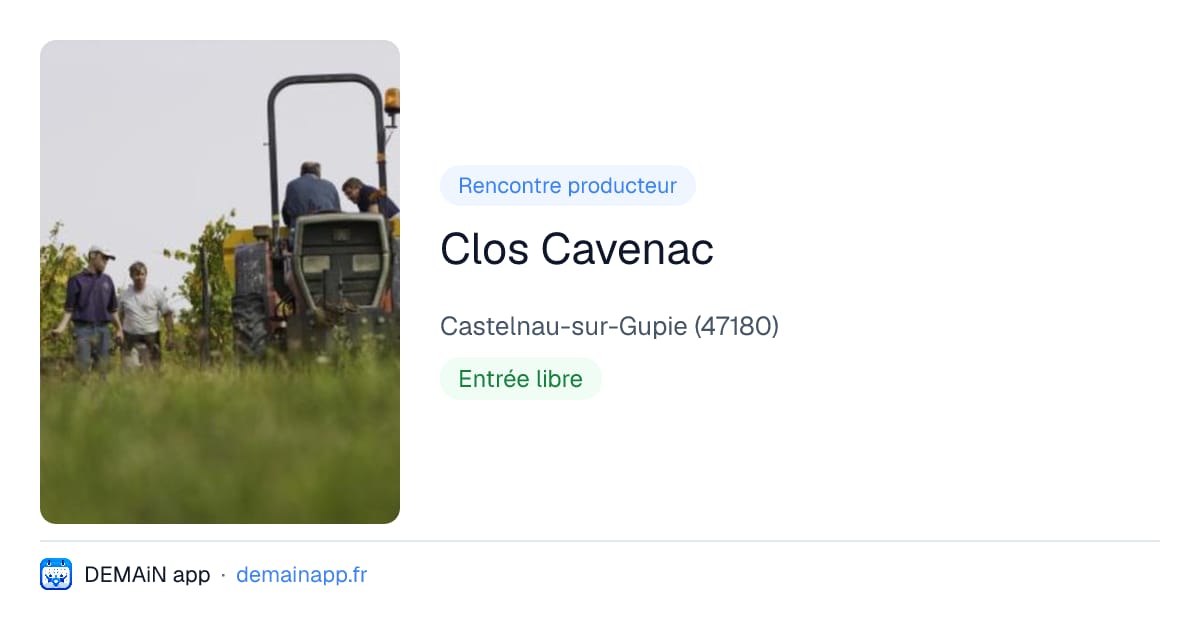 Clos Cavenac — Castelnau-sur-Gupie