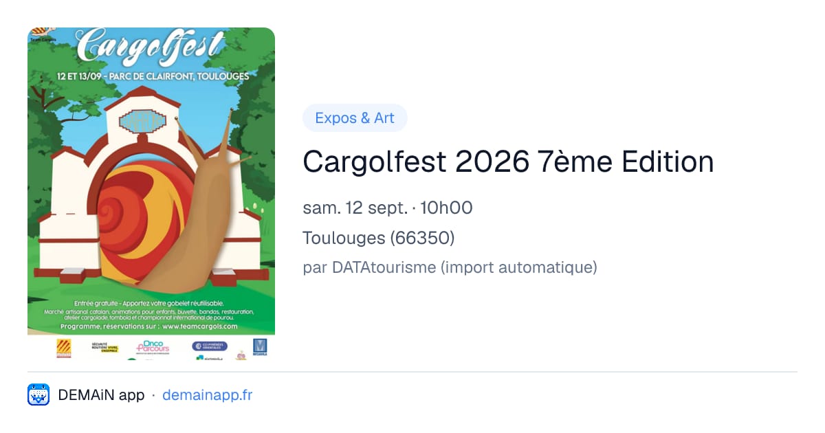 Cargolfest 2026 7ème Edition — Toulouges