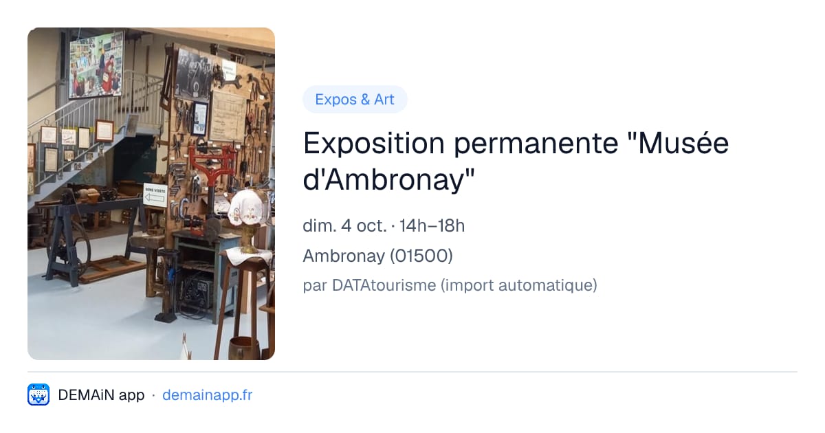 Exposition permanente "Musée d'Ambronay" — Ambronay