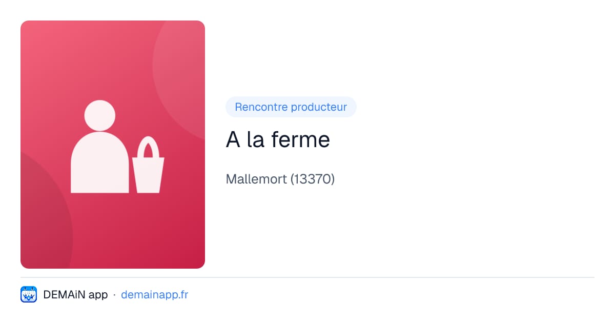 A la ferme — Mallemort