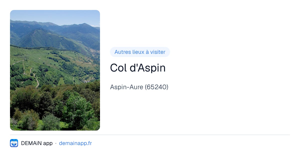 Col d'Aspin — Aspin-Aure