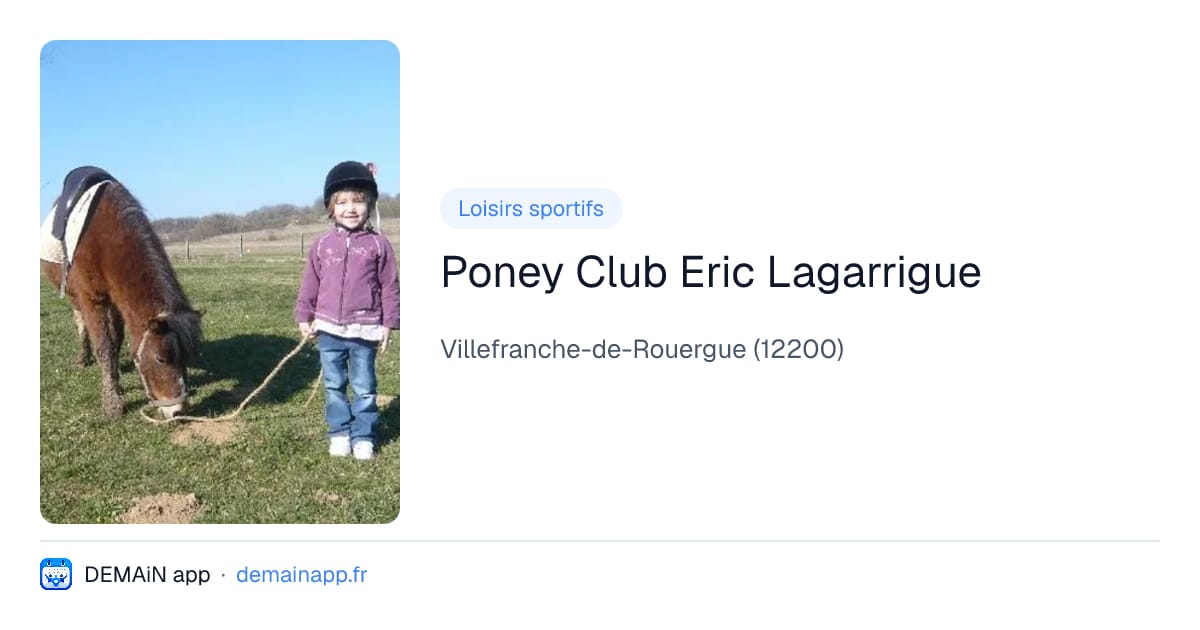 Poney Club Eric Lagarrigue — Villefranche-de-Rouergue