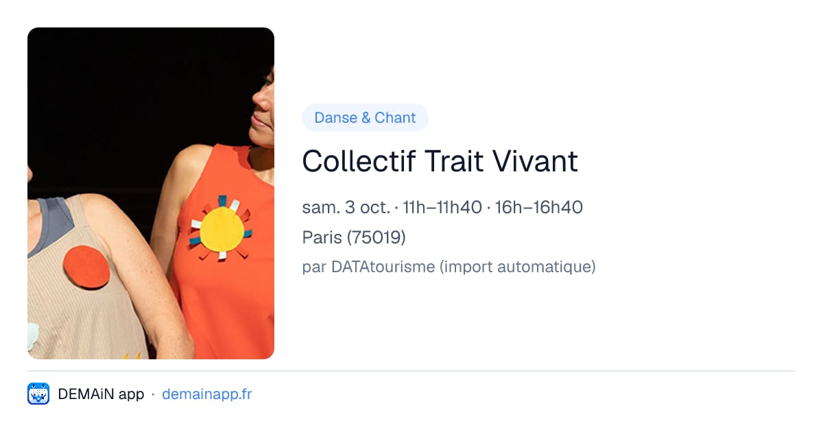 Collectif Trait Vivant — Paris