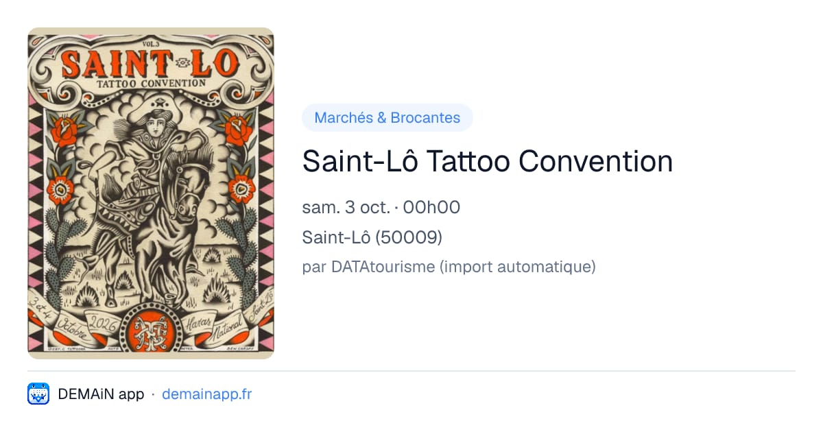 Saint-Lô Tattoo Convention — Saint-Lô