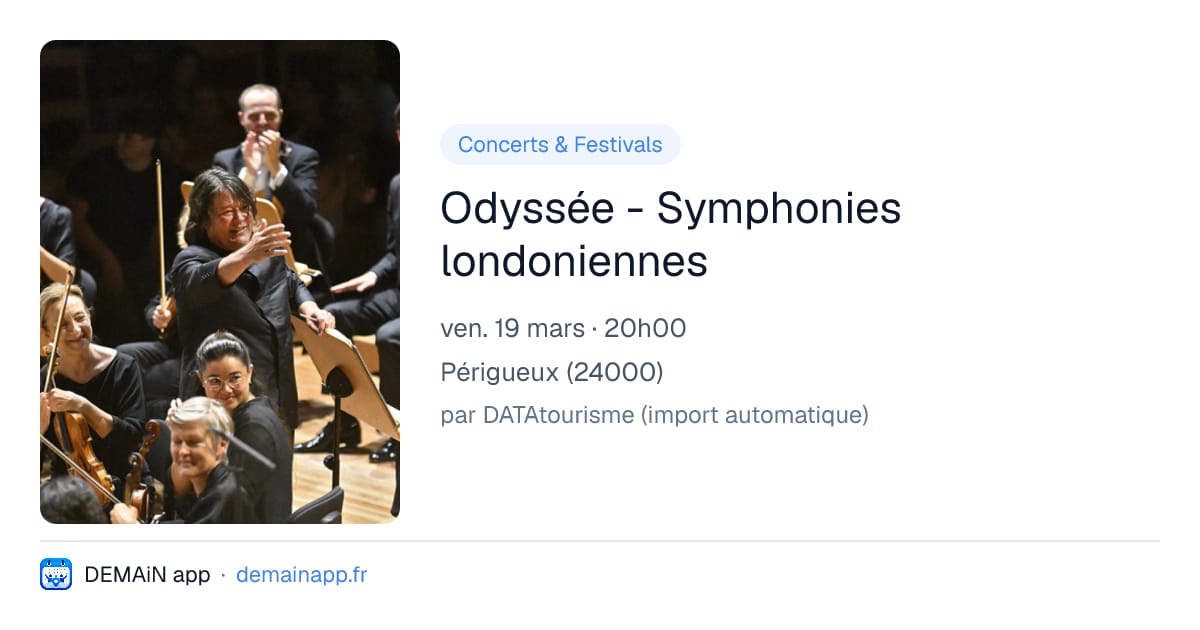 Odyssée - Symphonies londoniennes — Périgueux