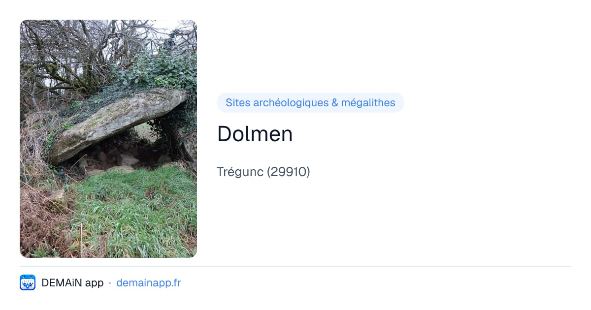 Dolmen — Trégunc