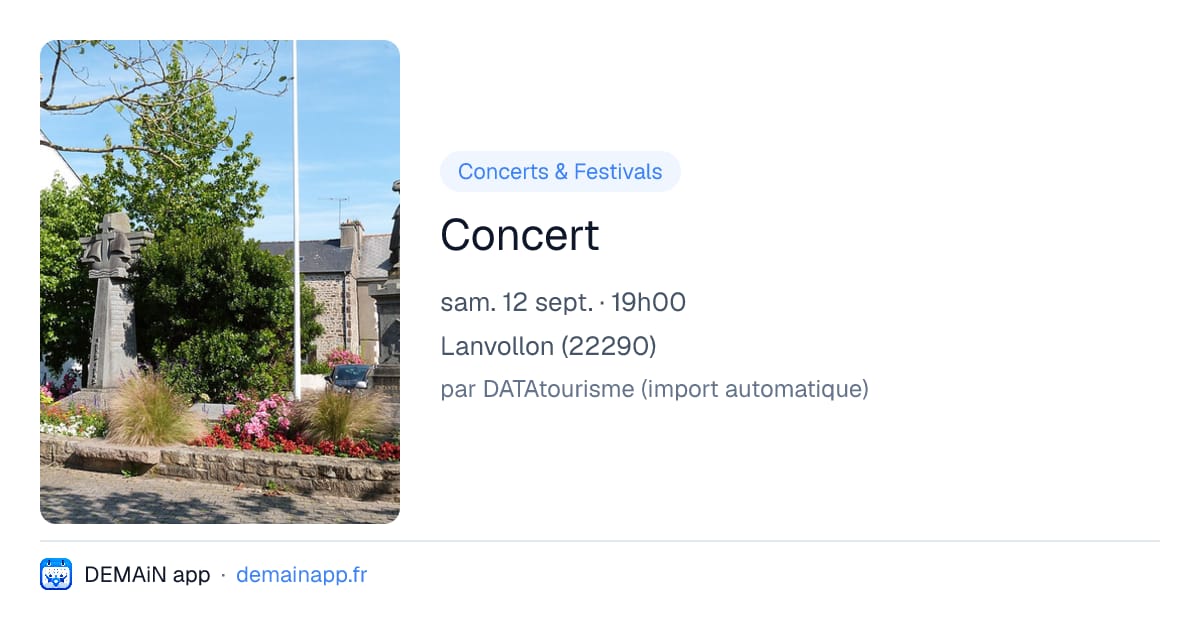 Concert — Lanvollon