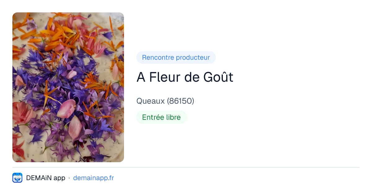A Fleur de Goût — Queaux
