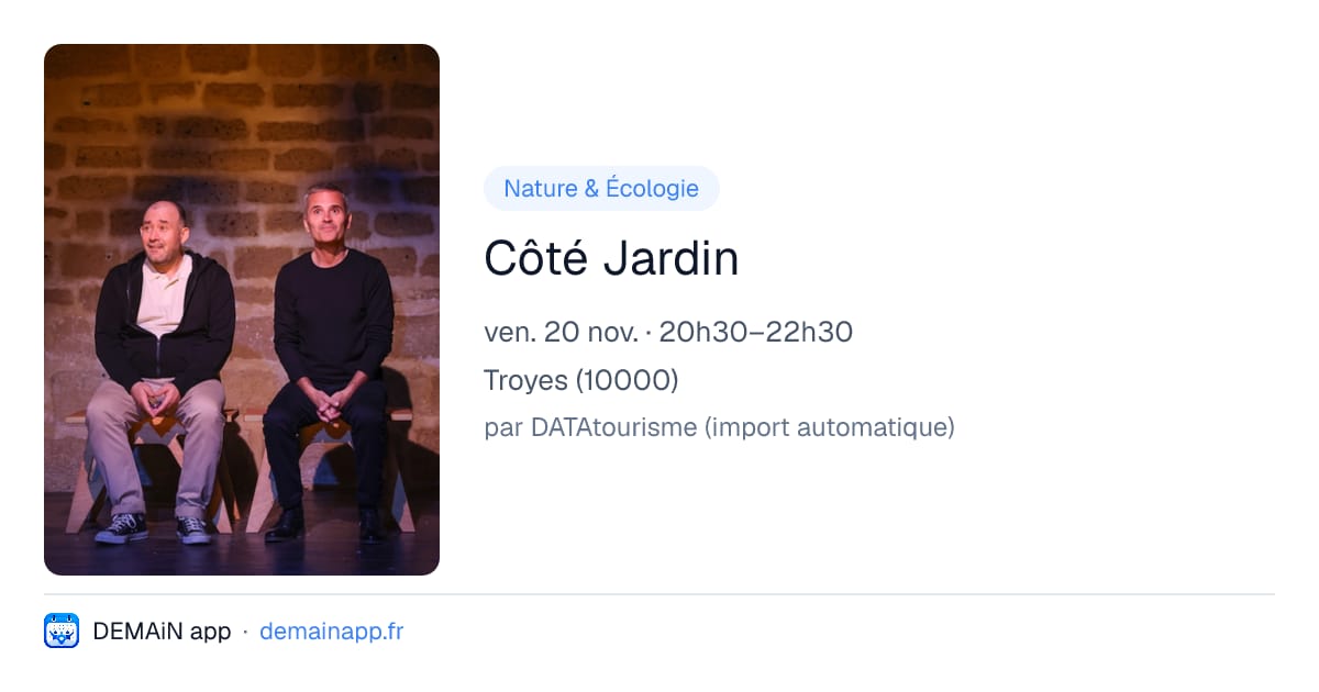 Côté Jardin — Troyes