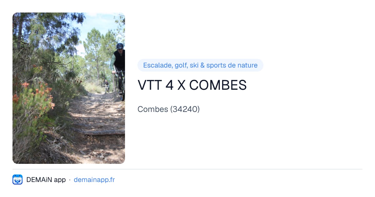 VTT 4 X COMBES — Combes