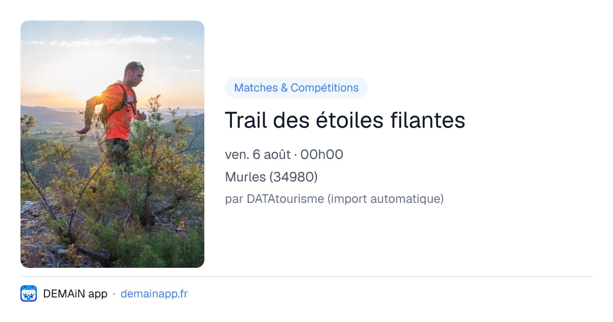 Trail des étoiles filantes — Murles