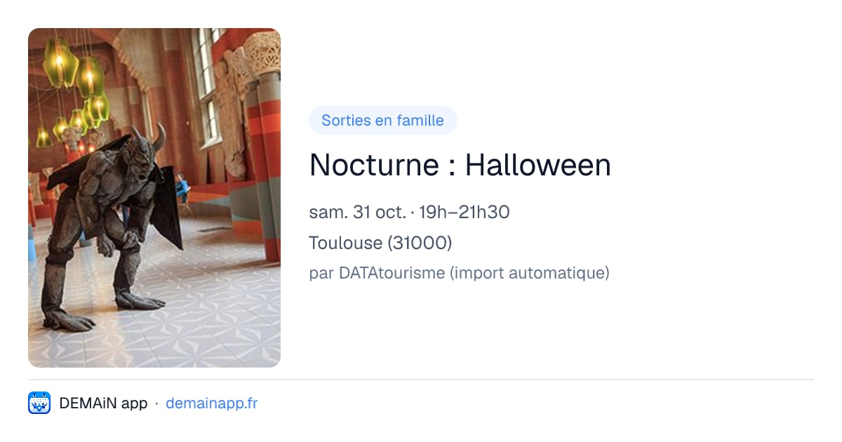 Nocturne : Halloween — Toulouse