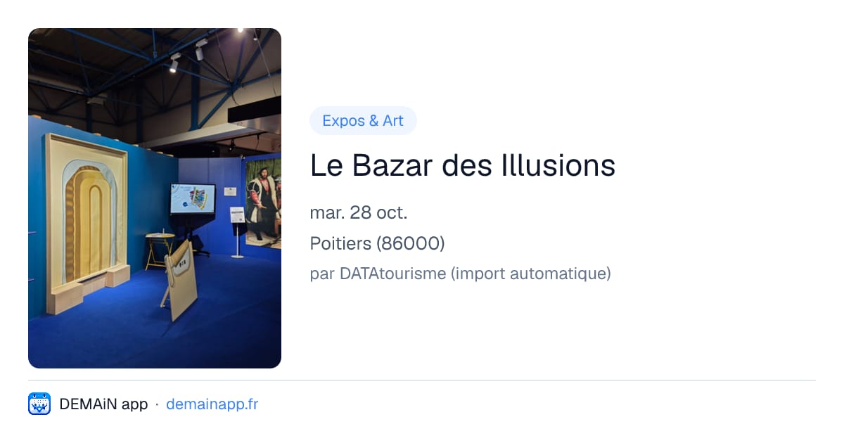 Le Bazar des Illusions — Poitiers