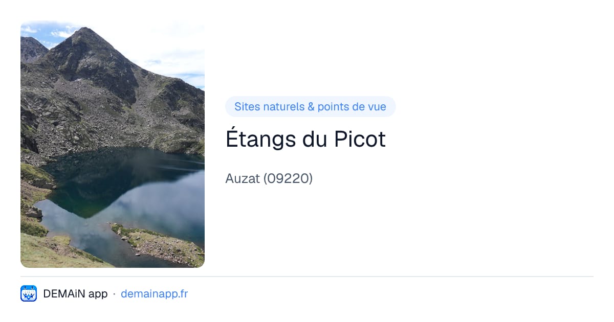 Étangs du Picot — Auzat